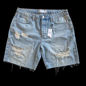 NWT Topman Denim Shorts Size 34